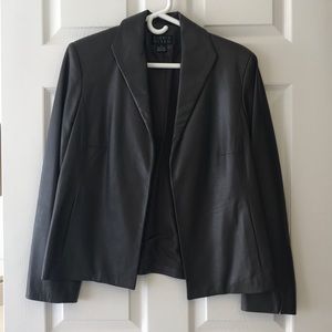Brown leather jacket from Sigurd Olsen